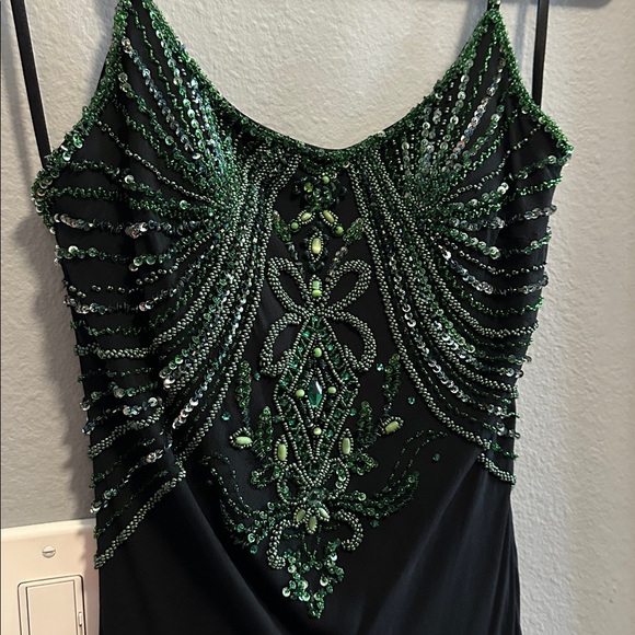 Sue Wong Silk Midi Dress - Picture 2 of 15